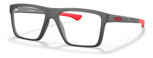 Óculos De Grau Oakley Volt Drop Satin Light Steel 8167-04-54