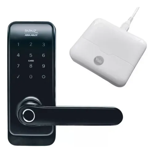 comprar Combo Fechadura Digital Smart Lock Sl205 Com Hub