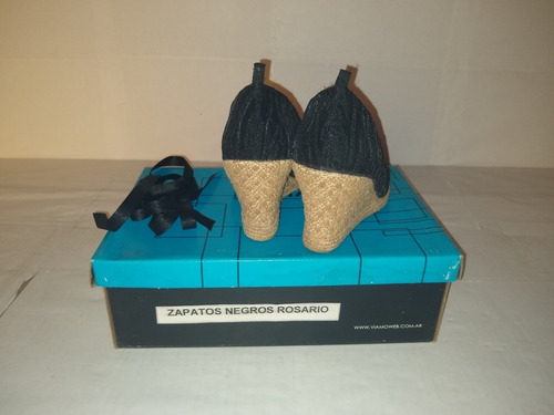 Zapatos Dama Viamo Escotado Liso Talle 36 Excelente !!!