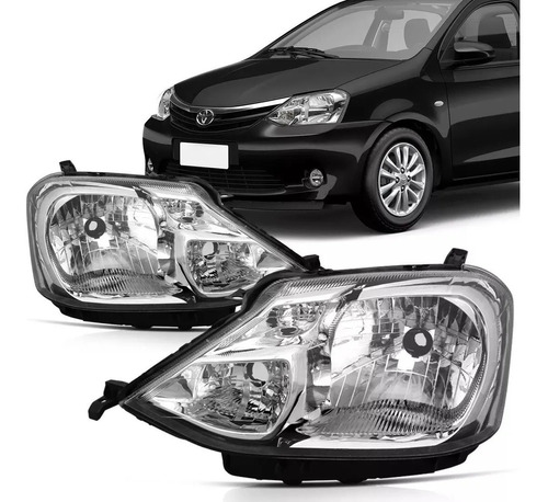 Par De Opticas Toyota Etios 2013-2014-2015-2016