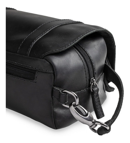 Imagem 5 de 8 de Bolsa De Mão Viagem Necessaire Couro Rústico Cardena Madera