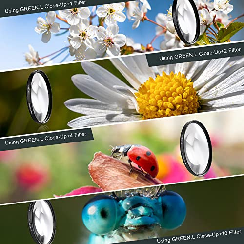 Juego De Filtros De Primer Plano De 58 Mm (+1, +2, +4, +10),