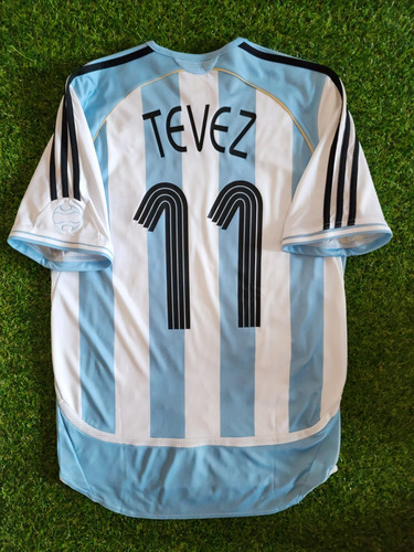 Camiseta Selección Argentina Utileria Tevez # 11 (Usado)