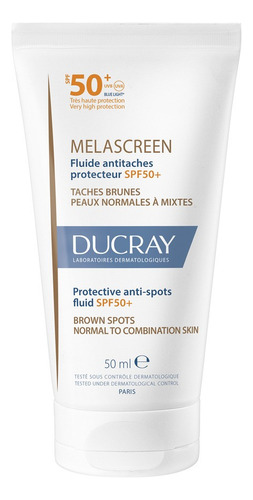  Ducray Melascreen Uv Fps 50 Piel Normal-mixta Crema 50 Ml. Fragancia Neutro