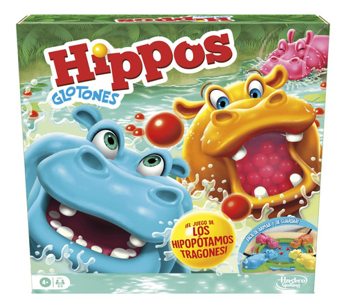 Juego De Mesa Hippos Glotones Hasbro Gaming F8815