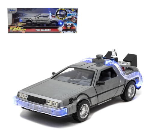 Delorean Time Machine Volta Para Futuro Ii C/ Luz 1/24 Jada