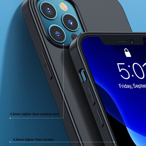Capa Protetora Ultra Fina Fosca Para Apple iPhone 13 Pro Max