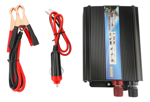 Inversor De Energia Para Carro 12v 500w Em Liga De Alumínio