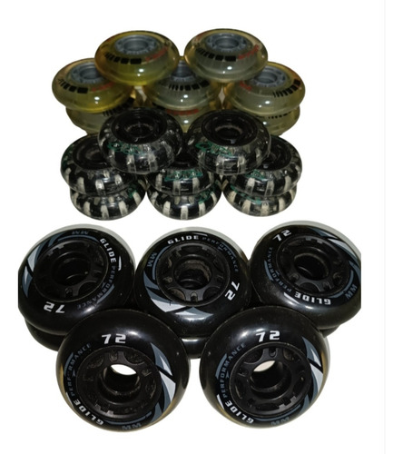 Ruedas De Patines Rollers X 8.de 62-72-80mm.leer Descripción