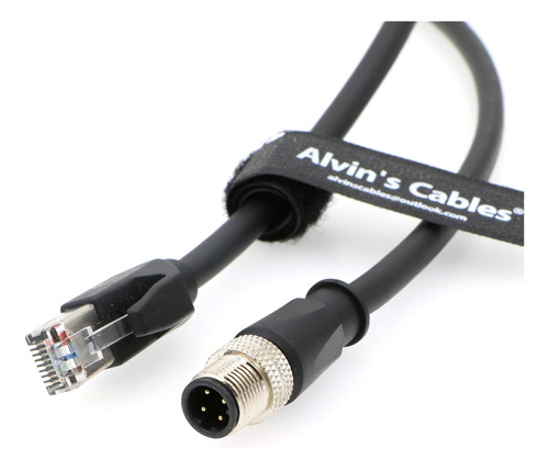 Cables Alvins M12 4 Posiciones D Codificado A Rj45 Cable Eth