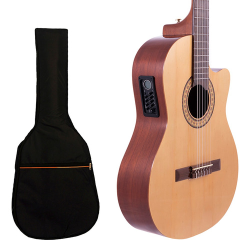 Guitarra Electro Criolla Gracia G10 Eq 7545 Clasica + Funda