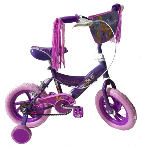 Bicicleta Rapunzel Rodado 12 Disney