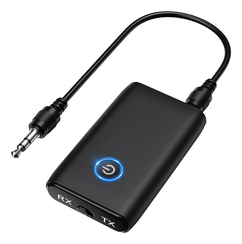 Adaptador Bluetooth 5.0 Auxiliar Mejorado Para Coche, 2 En 1