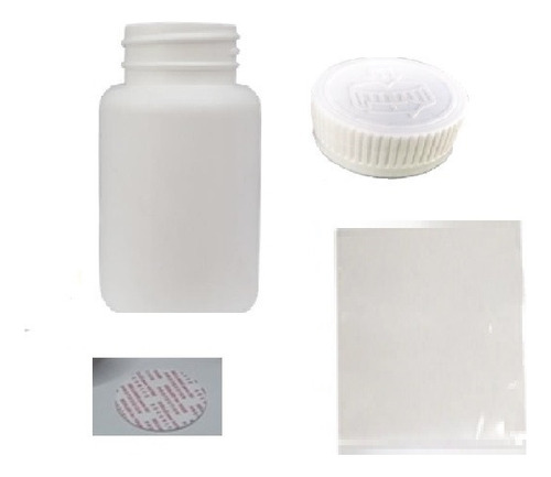 150 Envase Pastillero 150ml/tapa Seg./liner/sello Garantia