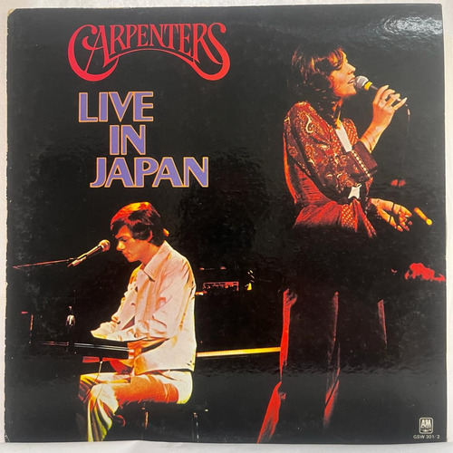 Carpenters Live In Japan Vinilo Japones Usado Musicovinyl