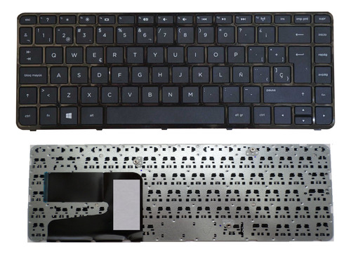 Teclado 14 E Hp 14-e 14e 14-e012la 14-f 14f Negro Con Marco