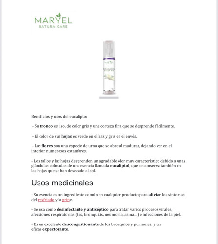 2 Pzas 125 Ml Aromatizante Ambiental De Eucalipto P/el Hogar