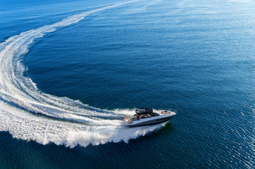 Lancha Crucero Fibra Fort 370 Gtx Motor Mercury 300 Hp