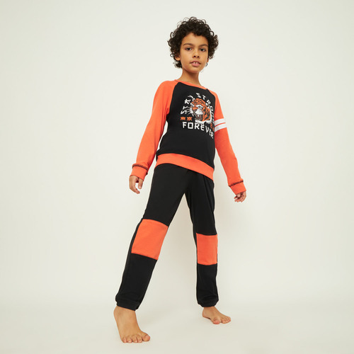 Pijama Niño Largo Algodón Palmers 87231neg