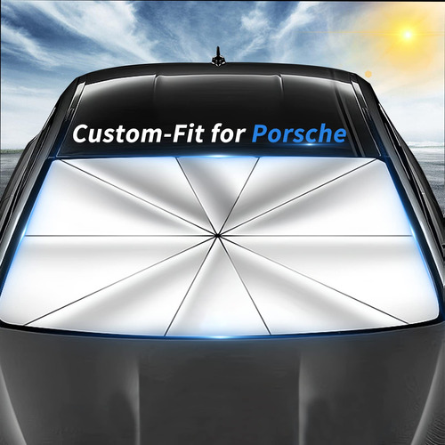 Parasol Medida Para Parabrisa Porsche Rotacion 360° Flexible