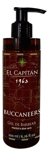 Gel De Barbear Buccaneers 200ml El Capitán