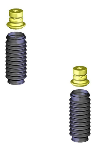 2 Cubrepolvo Amortiguador Traseras Acura Tsx 09-10 V6 Kyb