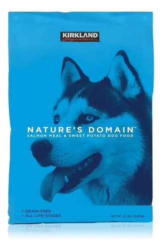 Alimento Para Perro Natures Domain Salmón Camote 15.87kg