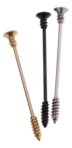 Youpin 3 Piezas Punk Mujeres Hombres Hip Hop 3d Tornillo
