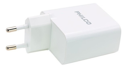 Cargador Super Rapido Philco 30w Pd / Tecnocenter Color Blanco