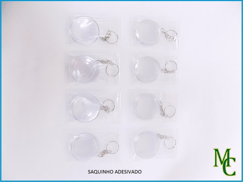Imagem 6 de 7 de Chaveiro Acrílico Para Personalizar 50 Pçs