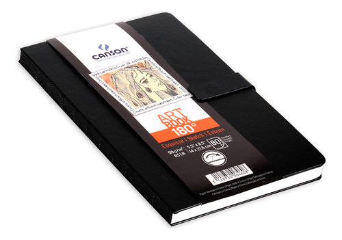 Sketchbook Art Book 180° 80hjs 96gr 14x21,6cm Canson