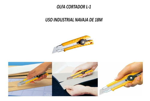 Cuchilla De Uso Industrial Modelo L-1  Incluye Envio