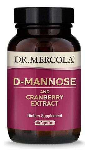 Dr. Mercola D-mannose And Cranberry Extract 60 Capsules Sabor Sin Sabor