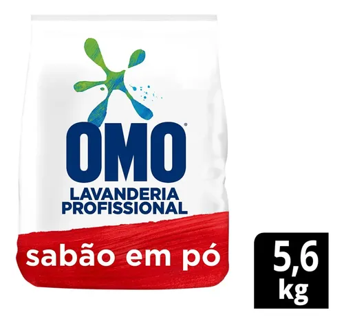 Sabão em Pó OMO Pro Lavanderia Profissional 5,6 kg
