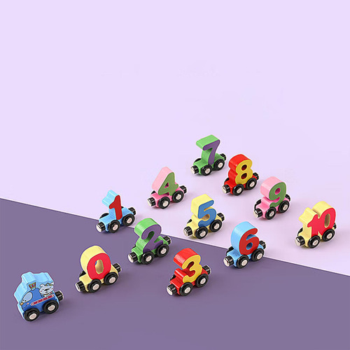 10x Building Blocks Number Train Set Figura Montessori Math