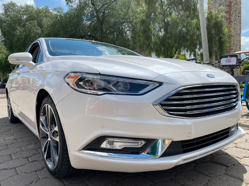 Imagen 14 de 14 de Ford Fusion Titanium Ecoboost Blanco 2018 At Dakkar Autos