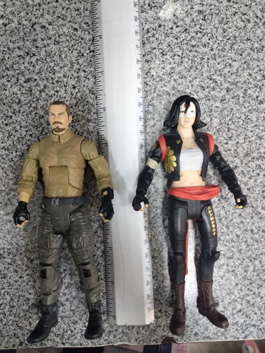 Dc Multiverse Lote De 2, Katanna Y Rick Flag, Incompletos!! (Usado)