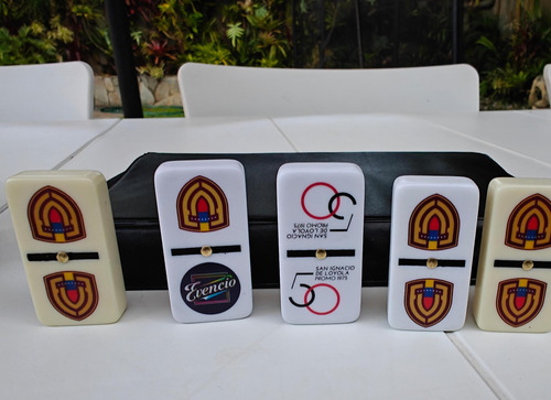 Juego Domino Jumbo Piedra Grande Grueso Equipo De Beisbol