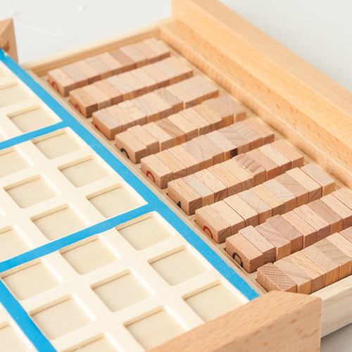 Juego De Madera Para Sudoku, Tablero, Cajón, Juego De Madera