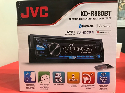 Estereo Jvc Kd-r880bt Usb Bluethooth Cd Aux