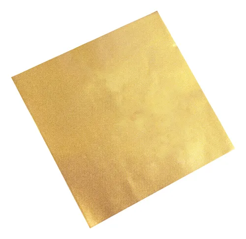 Papel Para Envolver Chocolates, Papel De Aluminio Dorado, 60