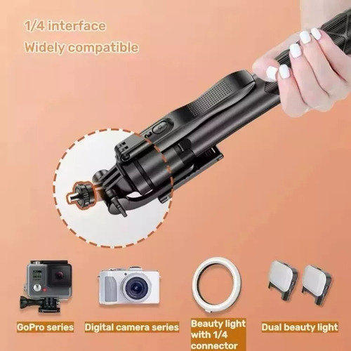 Tripé Celular Bastão Selfie + Gimbal Com Face Tracking
