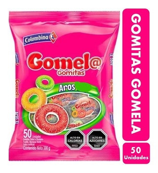 Gomitas Gomela Aros  Colombina 330gr( 3 Bolsa)-super