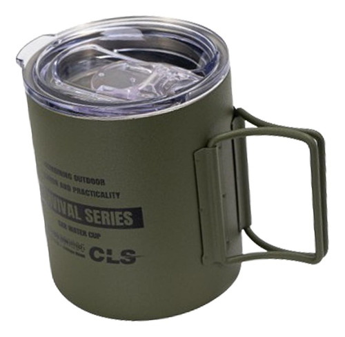 Taza De Camping, Taza De Camping Con Aislamiento Al Vacío,