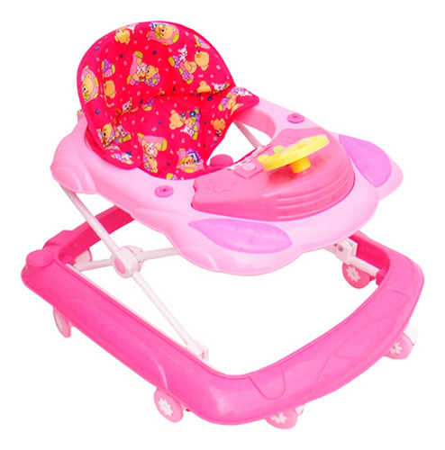 |caminador Para Bebe Buggy Plagable Musical Rosado