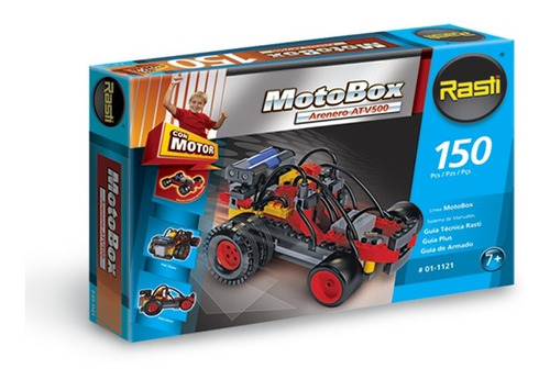 Rasti Motobox Arenero 150 Pz Con Circuito Eléctrico Y Motor