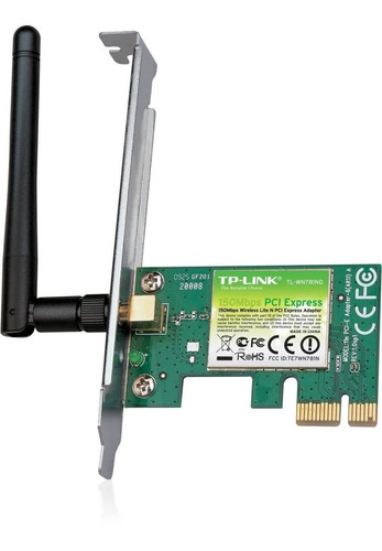 Placa Rede Wireless 150mbps Pci Express Tl-wn781nd Tp-link