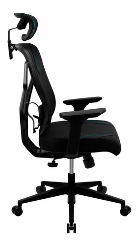 Imagen 3 de 3 de Silla Aerocool Thunder X3 Yama3 Negro/azul 135° Hasta 125kg