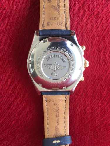 Relógio Breitling 1884 Automatico Original - Ouro E Aço