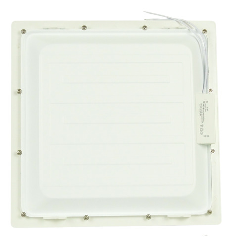 Kit 10 Plafon Embutir Quadrado 12w Painel Bivolt 17x17 3000k